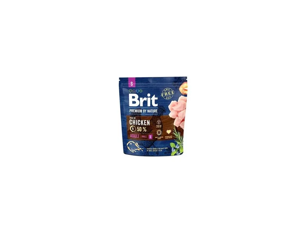 Brit Premium Dog by Nature Adult S 1kg Nová Kolekce