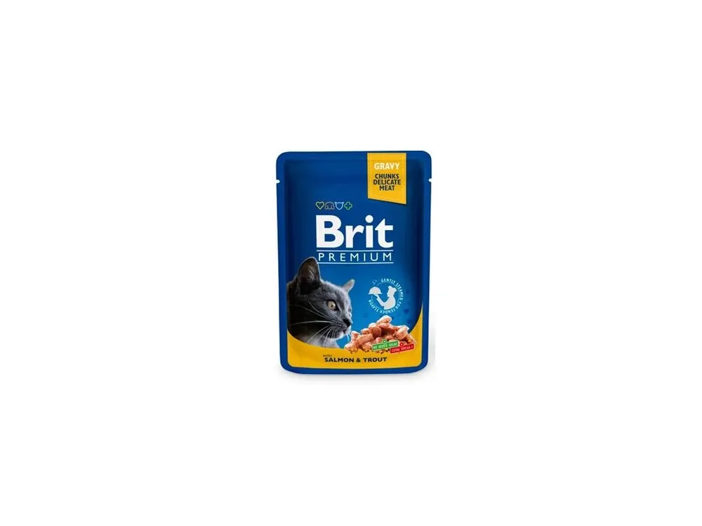Expresní Doručení Brit Premium Cat kapsa with Salmon & Trout 100g