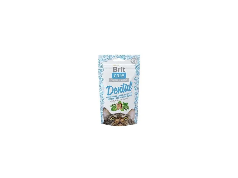 Brit Care Cat Snack Dental 50g Zlevněný