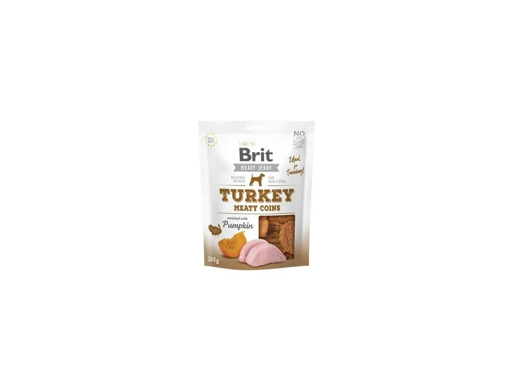 Brit Jerky Turkey Meaty Coins 200g Objednat Nyní
