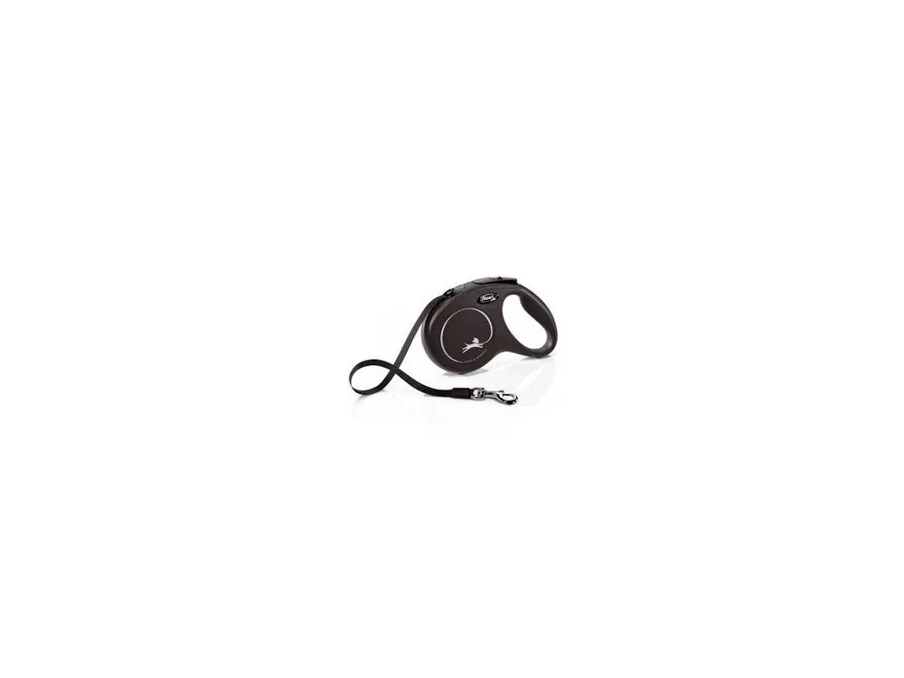 Vodítko FLEXI Classic New M pásek 5m/25kg černá Originální