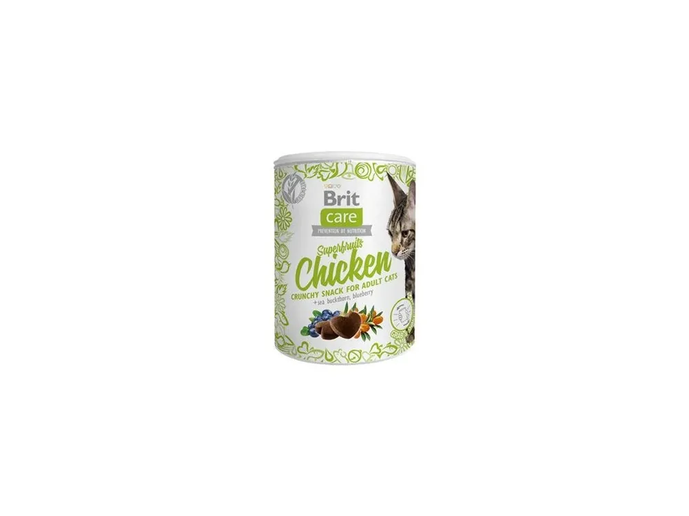 Brit Care Cat Snack Superfruits Chicken 100g Omezená Nabídka