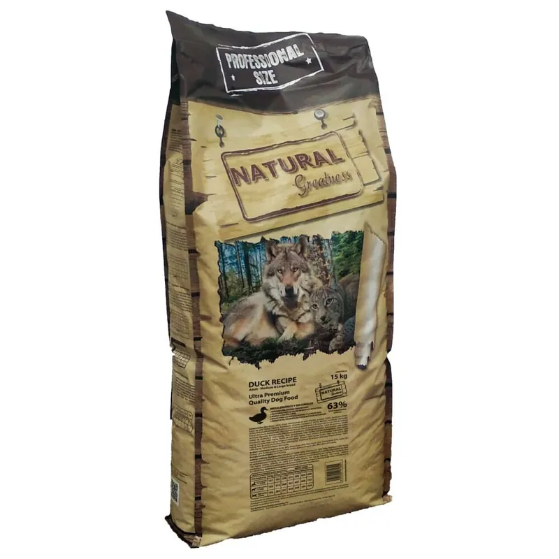Nejlepší Cena Natural Greatness Duck Recipe Medium,Large /kachna/ 15 kg