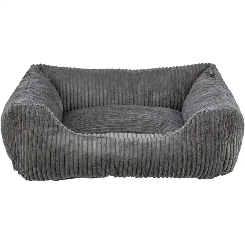 Aktuální TRIXIE Vital Bed JONNA ortopedický obdélníkový pelech 120 x 80 cm, manšestrový plyš, tmavě šedá