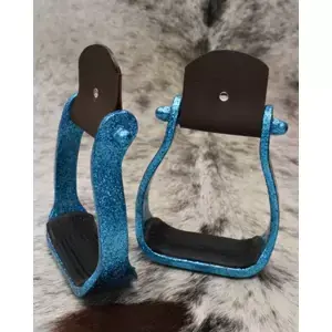 Autentický Westernové třmeny Glitter