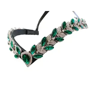 Cenový Hit Luxusní čelenka Lunaria Emerald