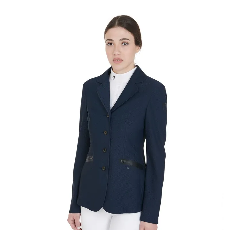 Dámské závodní sako Equestro Ultra Light - Barva navy Velikost L Dokud Zásoby Vydrží