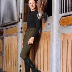 Dámské rajtky ELT Comfort Ride Glam - Barva zelená/hnědáVelikost 36 Vrácení Zdarma