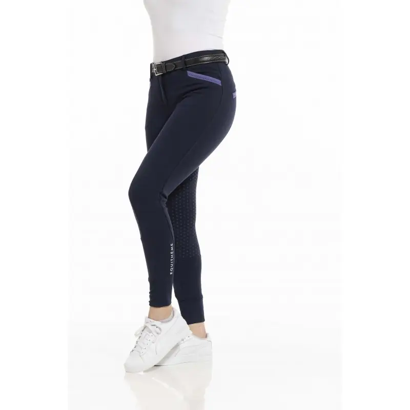 Dámské rajtky EQUITHÈME Kylie fullgrip - Barva NavyVelikost 44 Sleva