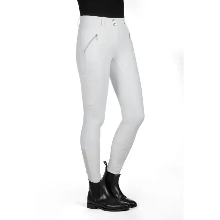 Rychlé Dodání Dámské rajtky HKM Lia High Waist fullgrip - Barva ČernáVelikost 34