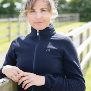 Poslední Šance Dámská jezdecká mikina Premier Equine Ascendo Microfleece - Barva ŠediváVelikost 38
