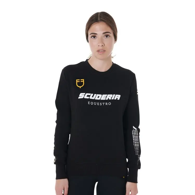 Horká Nabídka Dámská mikina Equestro Scuderia - Barva černá Velikost M