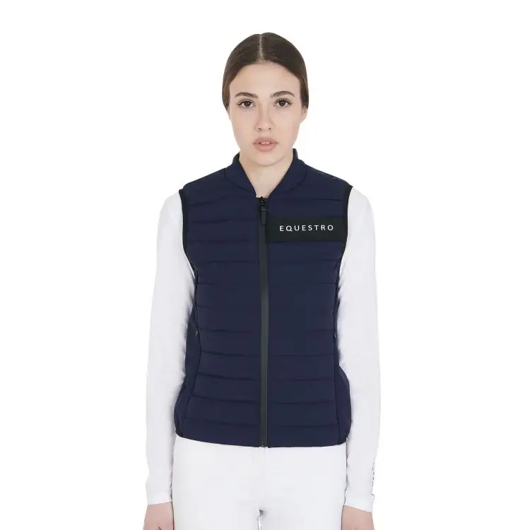 Dámská vesta Equestro Windproof - Barva RůžováVelikost XS Sezónní Sleva
