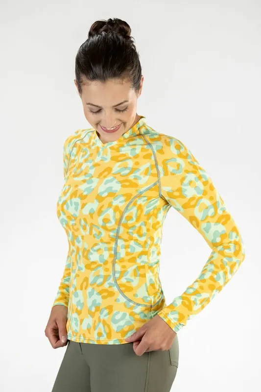 Dámské funkční tričko HKM Colour Breeze - Barva OranžováVelikost XL Cenový Hit