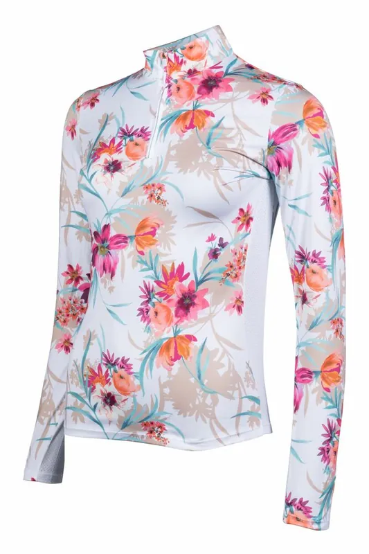 Pouze Dnes Dámské funkční tričko HKM Flower - Velikost XXS