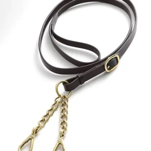 Kožené předváděcí vodítko Premier Equine Sleva