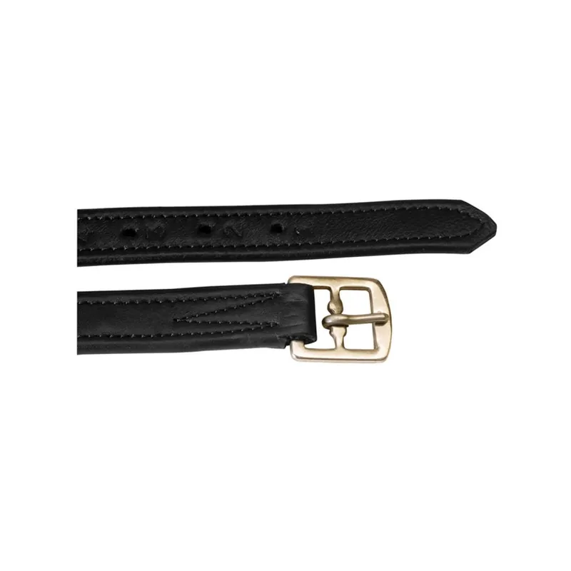 Kožené třmenové řemeny Supreme - Barva ČernáVelikost 125 cm Výhodná Nabídka