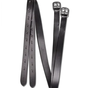 Levný Kožené třmenové řemeny STAR 25mm - Barva hnědáRozměr 150 cm