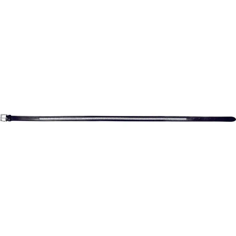 Kožený opasek EquiTheme DIAMOND - Barva ČernáVelikost 80 cm (4‘0") Jen Po Omezenou Doba