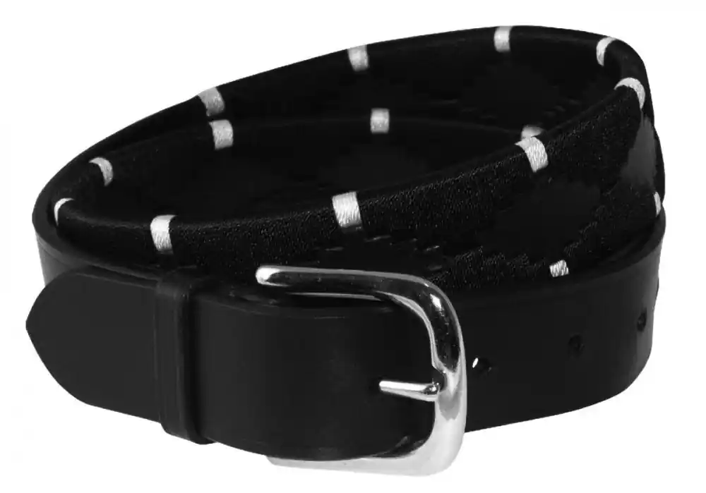 Koupit Online Kožený pásek EQUESTRO Deep black - Velikost 95 cm (4‘9")
