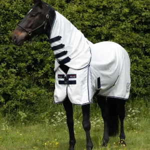 Lehká letní deka Premier Equine s krčním dílem - Velikost 5" (110cm) Vrácení Zdarma