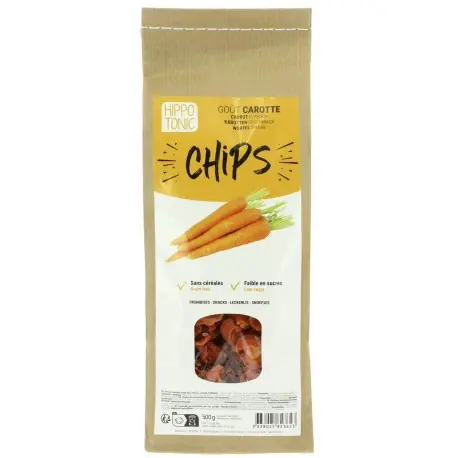 Pamlsky HIPPOTONIC Carrot chips 500 g Levný