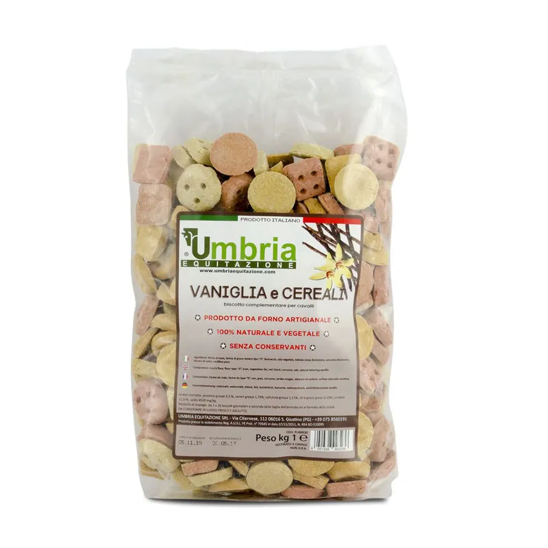 Pamlsky Umbria Equitazione vanilka & obiloviny - 930g Sezónní Sleva
