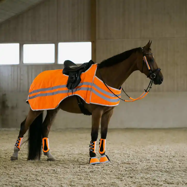 Tovární Cena Lehká reflexní jezdecká deka Horze - Velikost 135 cm
