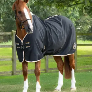 Lehká stájová deka Premier Equine Stratus - Barva ČernáVelikost 6,9" (155cm) Cenově Výhodný