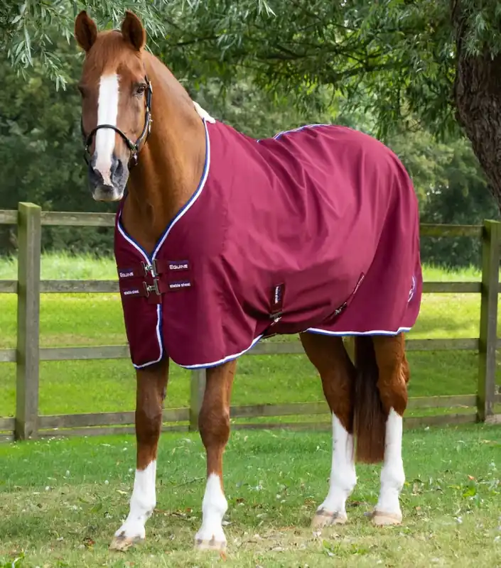 Lehká stájová deka Premier Equine Stratus - Barva VínováVelikost 6,9" (155cm) Koupit Online