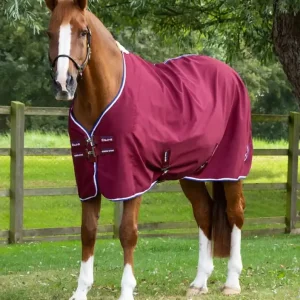 Ihned K Objednání Lehká stájová deka Premier Equine Stratus - Barva VínováVelikost 7" (165cm)