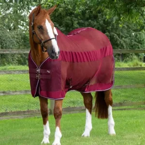 Letní síťová deka Premier Equine Arisca - Barva ModráVelikost 6,9" (155cm) Cenová Bomba