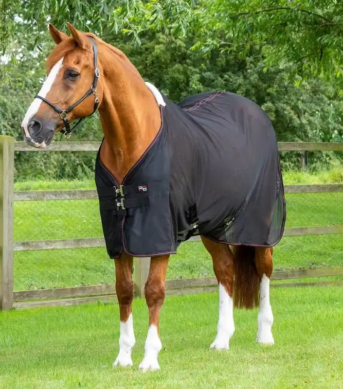 Letní síťová deka Premier Equine Ventoso - Barva ModráVelikost 7" (165cm) Levný