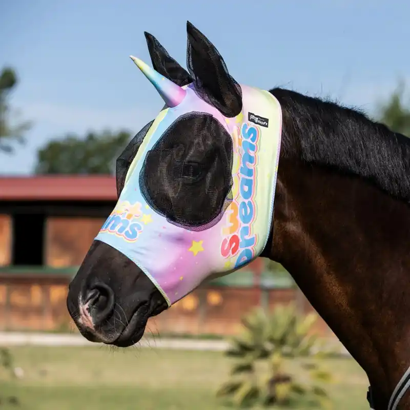 Vrácení Zdarma Lycrová maska UNICORN se síťkou přes uši - Barva Sweet DreamsVelikost S