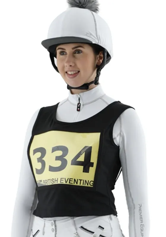 Lycra vesta se startovním číslem Premier Equine Must-Have
