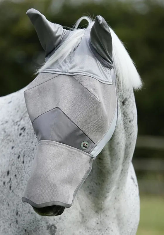 Maska proti hmyzu Premier Equine Xtra + 70% UV - Velikost L Cenově Výhodný