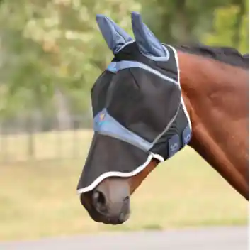 Maska proti hmyzu Shires Air Motion, 70% UV - Barva ModráVelikost PONY Hit Sezóny
