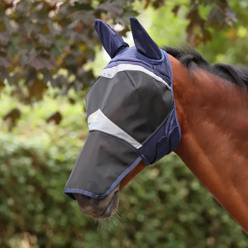 Novinka Maska Shires FlyGuard Pro Fine Mesh + 70% UV