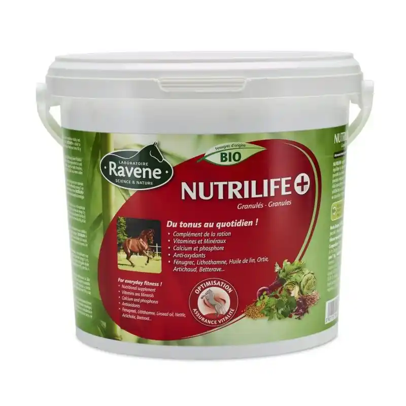 Minerální směs pro koně RAVENE NUTRILIFE+ 2,7kg Nízká Cena