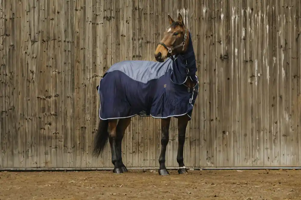 Síťová deka s nepromokavými zády EQUITHEME MIXED - Velikost 145 cm (190) Vrácení Zdarma