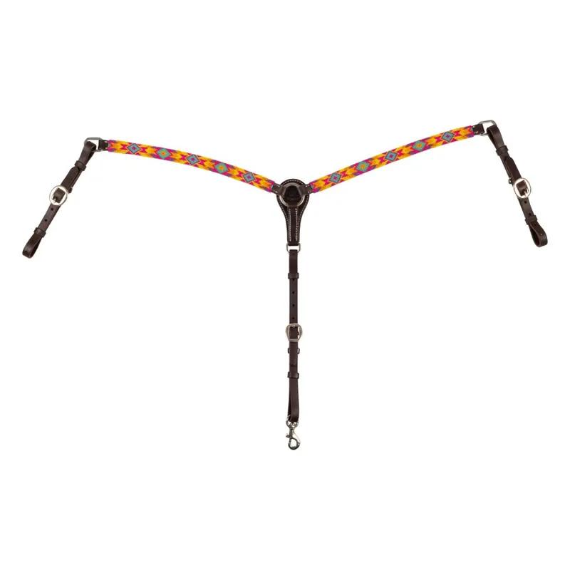 Westernový poprsník pro koně Pool‘s MULTICOLOR Víkendová Akce