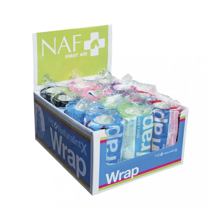 Výhodná Nabídka NAF "NaturlintX‘‘ Wrap - adhezivní bandáž 12ks - Barva Barevná