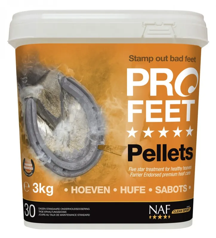 Sezónní Sleva NAF Profeet Pellets - pro zdravá kopyta 3kg