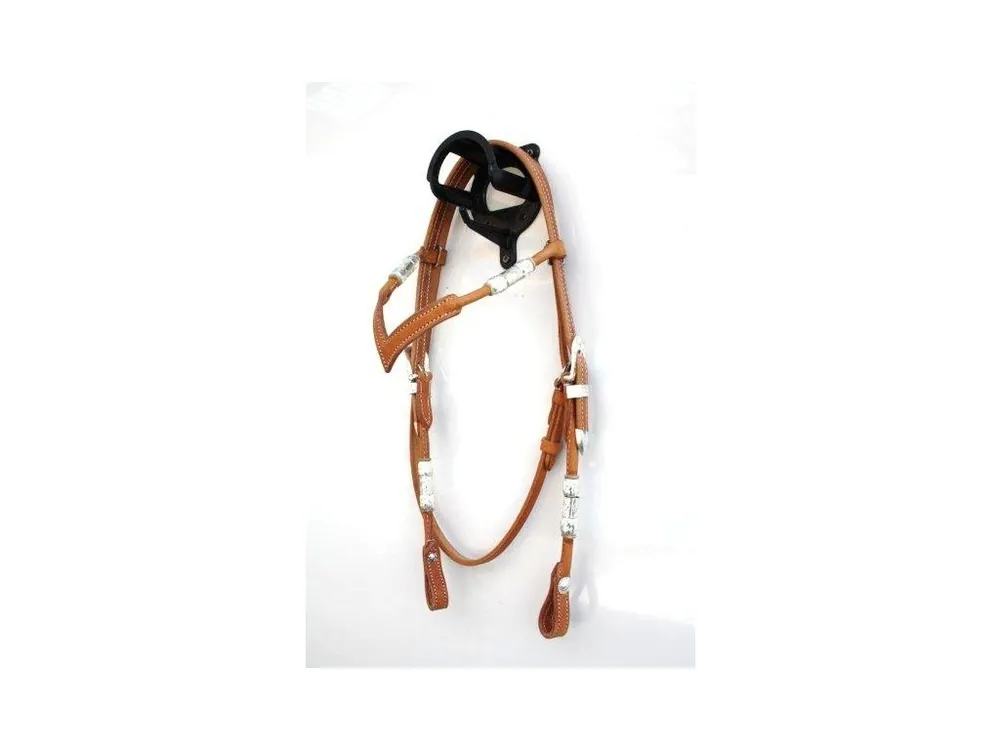 Expresní Doručení Westernová uzdečka Olivia s V čelenkou - Hermann Oak Leather