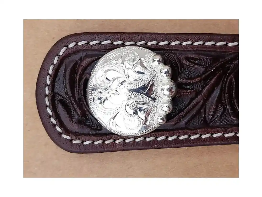 Hansen silver concho Manzanillo 1-1/2″ Nejlepší Cena