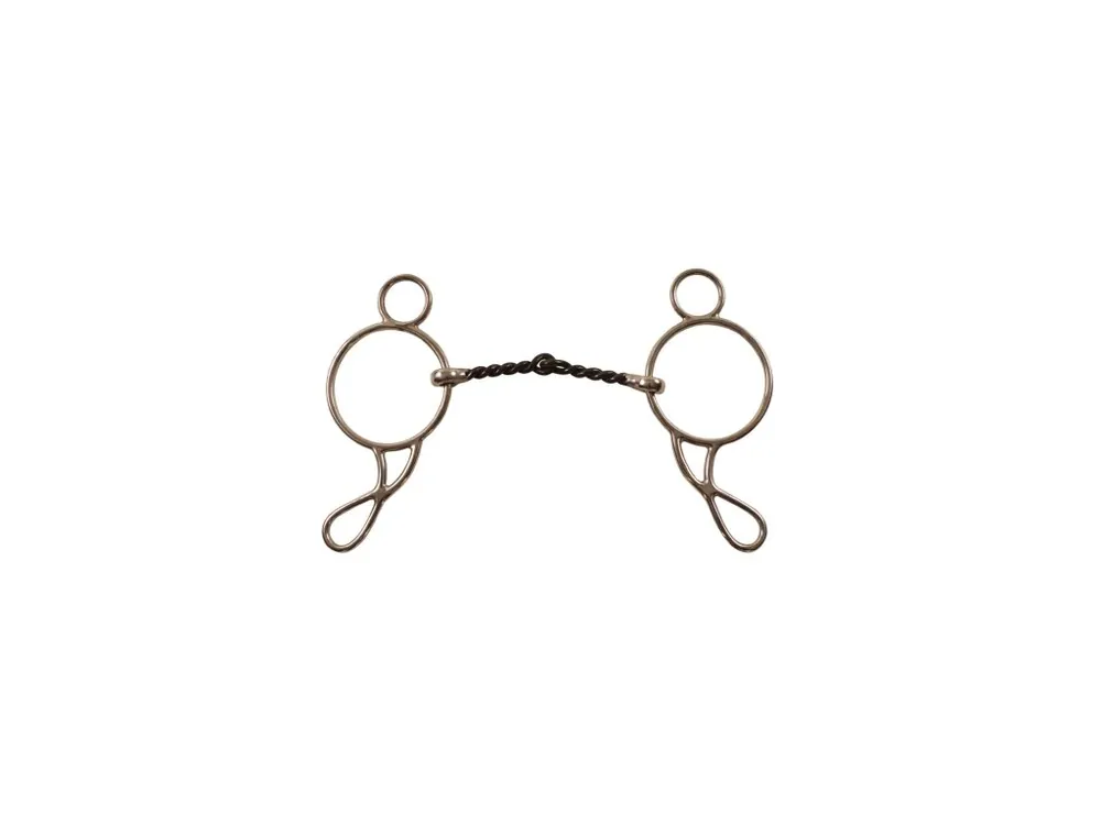 Jen Po Omezenou Doba Westernové barrel twist udidlo Gonzales Pool‘s, velikost 12,5 cm