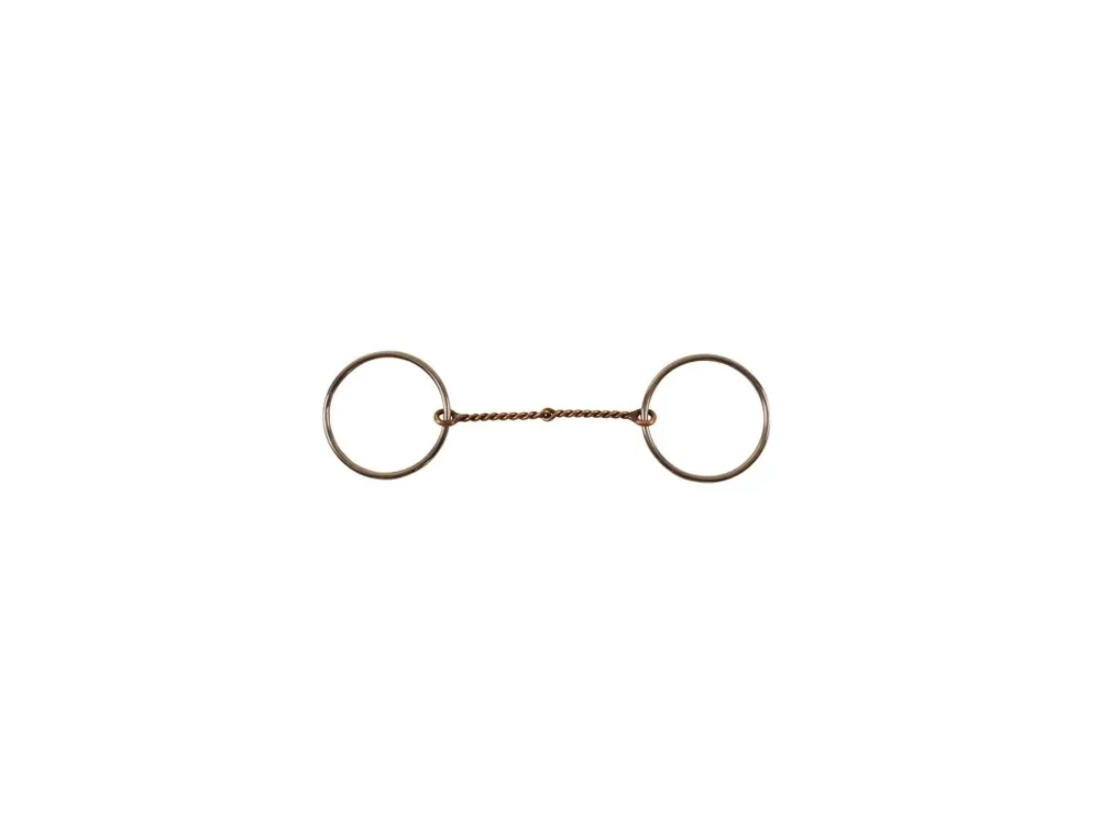 Novinka Thin twisted westernové udidlo cooper Pool‘s, velikost 12,5 cm