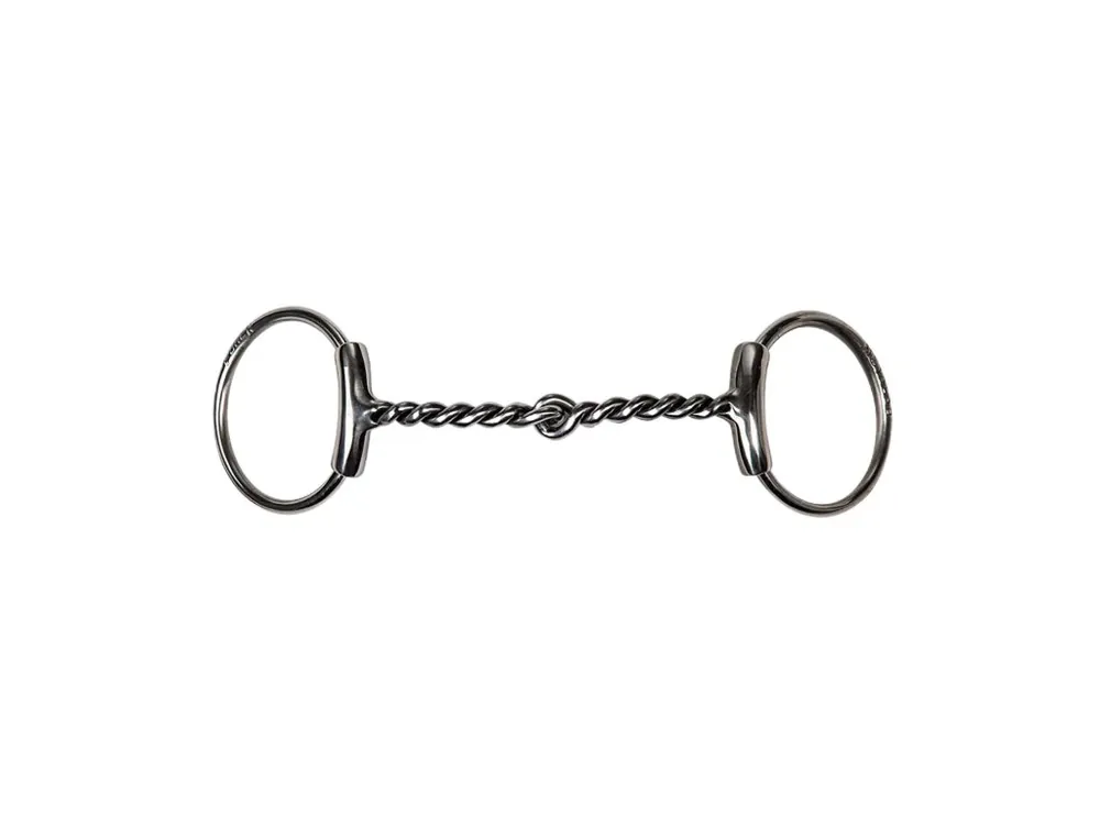 Twisted wire westernové udidlo silné 8 mm Metalab, velikost 13 cm Levný