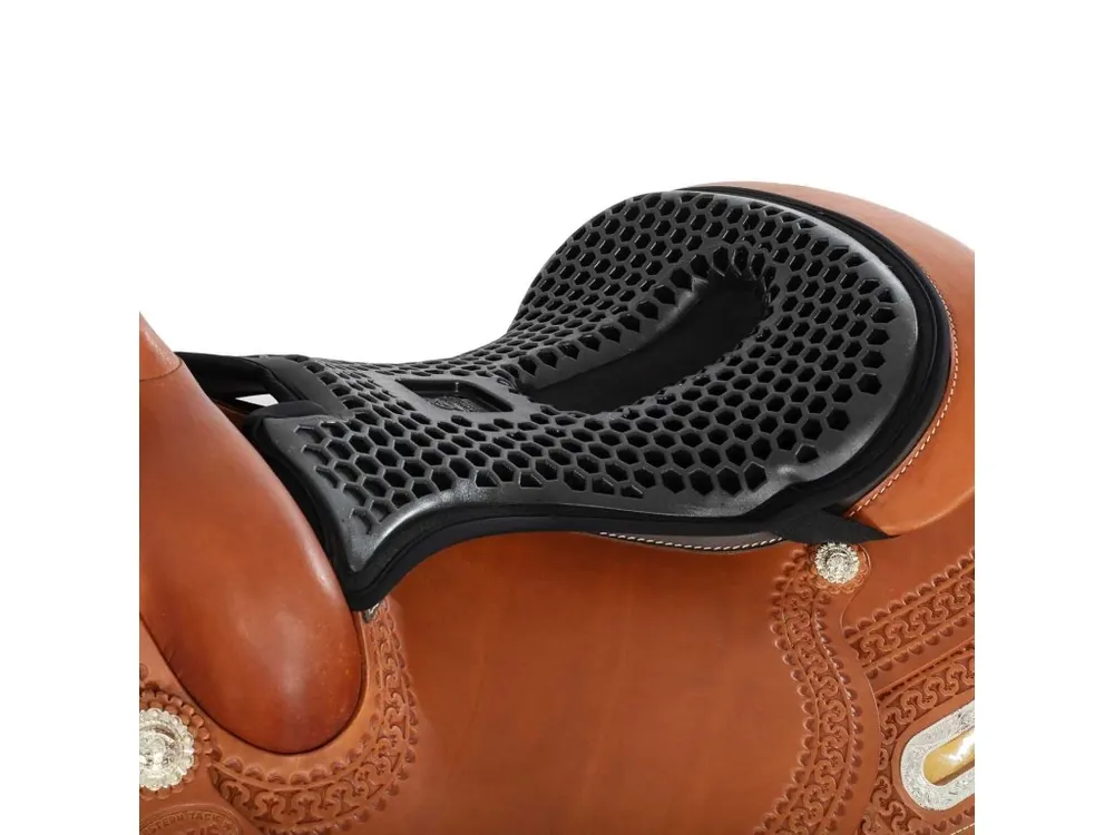 Acavallo® Ortho-Coccyx westernový gelový potah na posedlí s Dri-Lex,černý Zlevněný