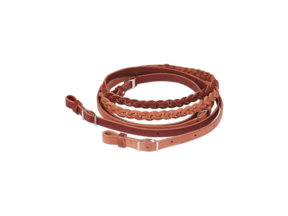 Značkový Westernové otěže Barrel reins Classic Pool‘s, Natural